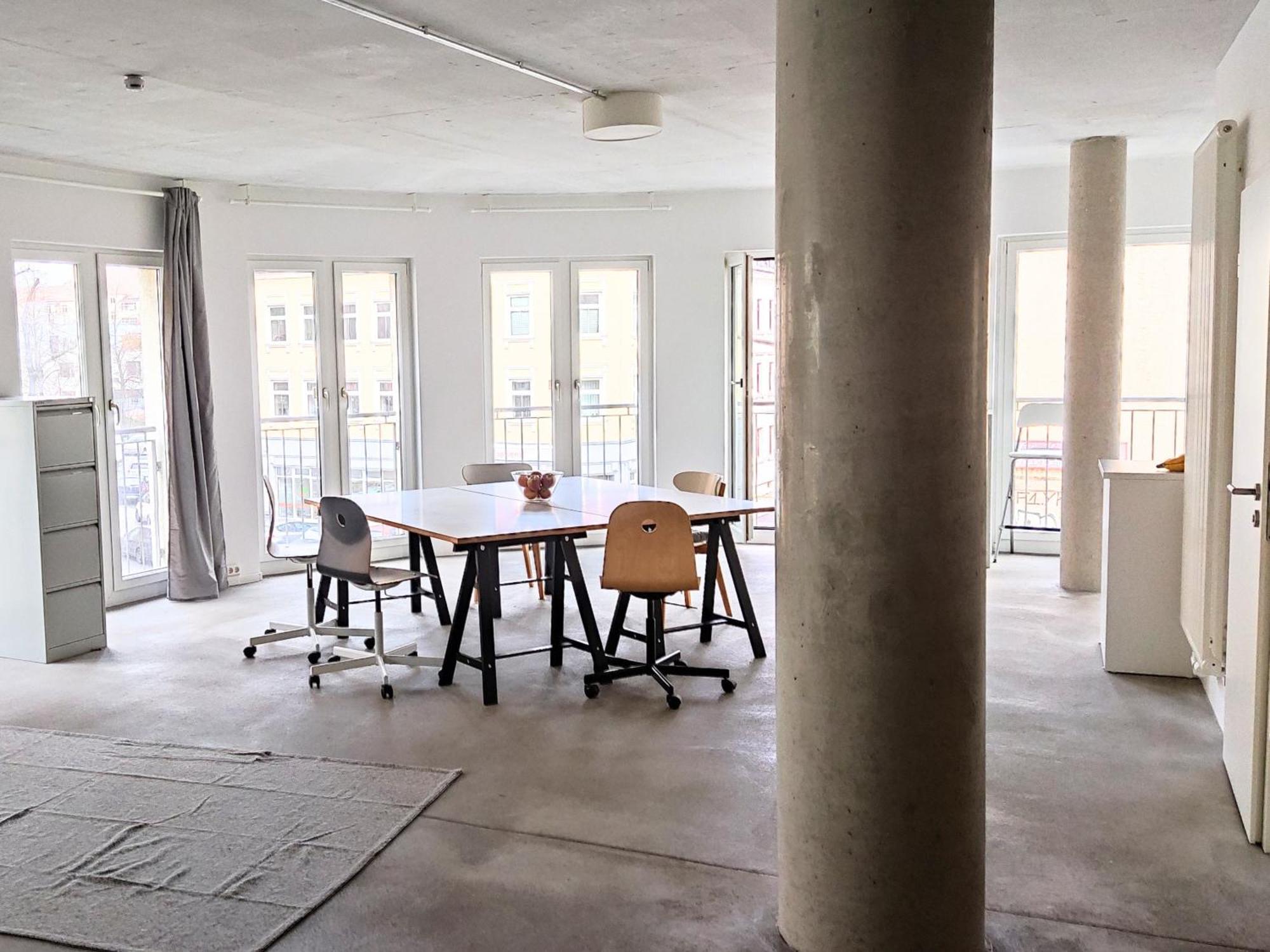 Loft U2 - Kreative Studiowohnung, Zentral Gelegen Leipzig Buitenkant foto
